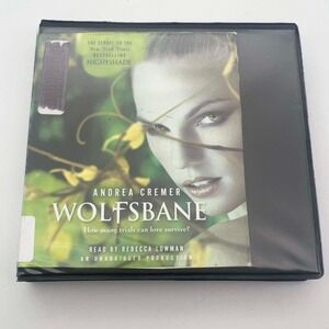 Wolfsbane by Andrea Cremer Audiobook Unabridged 9 CD Set Read by Rebecca‎ Lowman